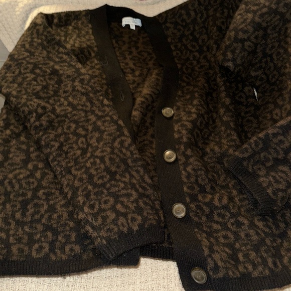 Stockholm Atelier & other stories cardigan sweater leopard xs - Picture 1 of 3
